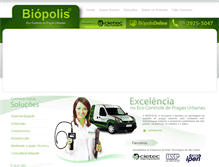 Tablet Screenshot of biopolis.com.br